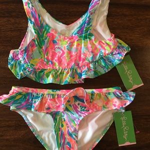 NWT - Girls Lilly Pulitzer Bikini - Size 7